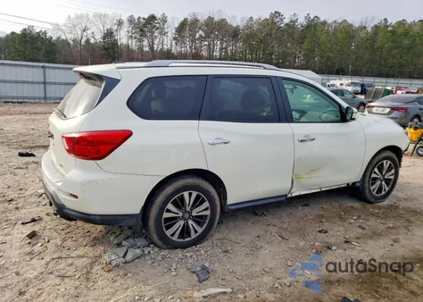 2017 Nissan Pathfinder S z USA, uszkodzony, nr VIN 5N1DR2MMXHC660536